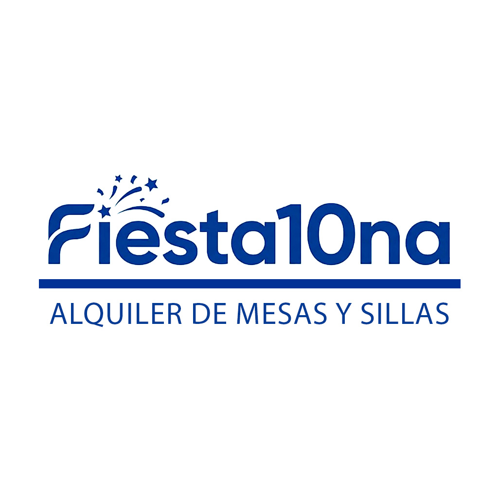 Alquiler de mesas y sillas para eventos - Fiesta 10